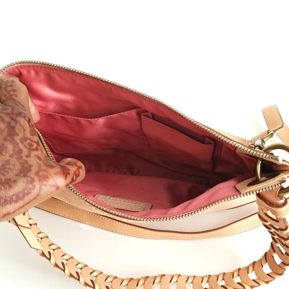 Coach Poppy Vachetta   Whipstitch Crossbody Bag - Picture 7 of 7